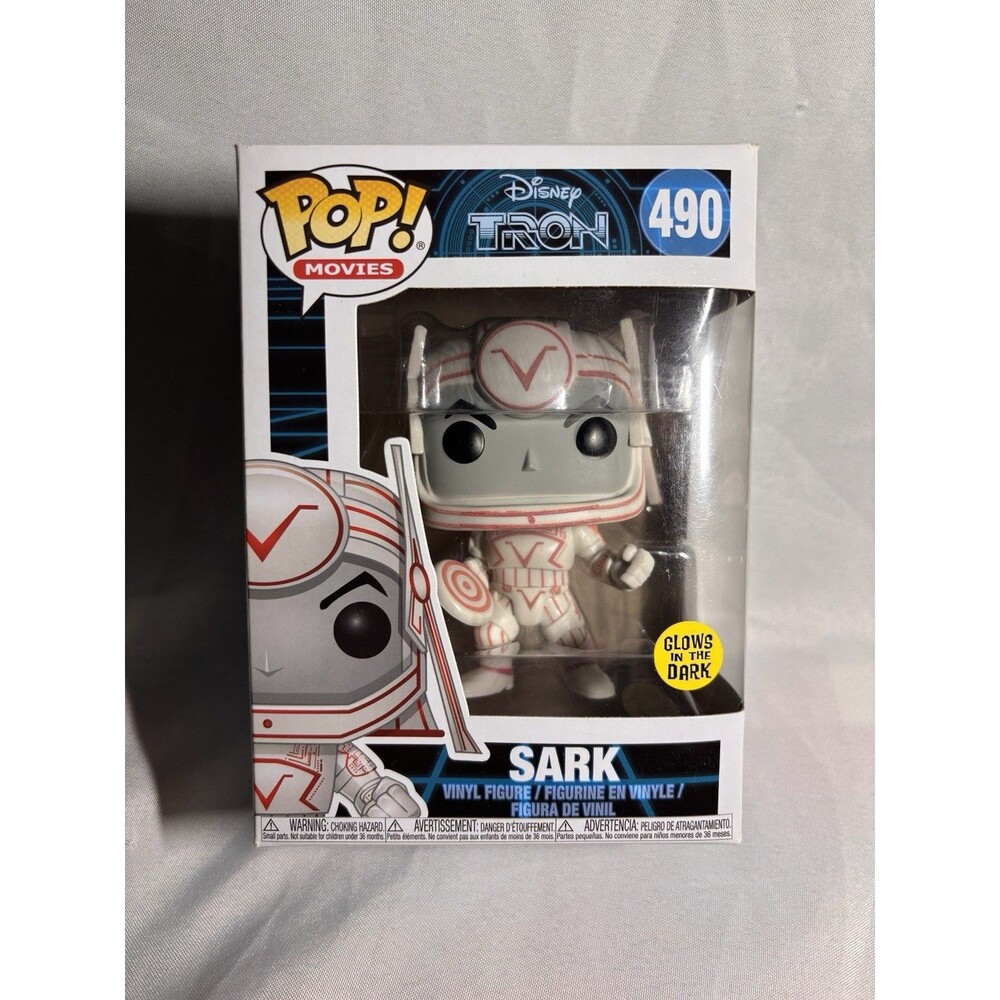 Funko Pop!  MOVIES Disney Tron Sark #490 Glows In The Dark New
